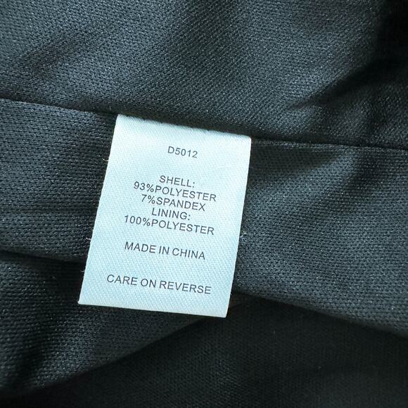 Alexa Admor Rosalie Long Sleeve Draped Shift Dress Black Whimsigoth sz XL FLAW - Picture 9 of 12